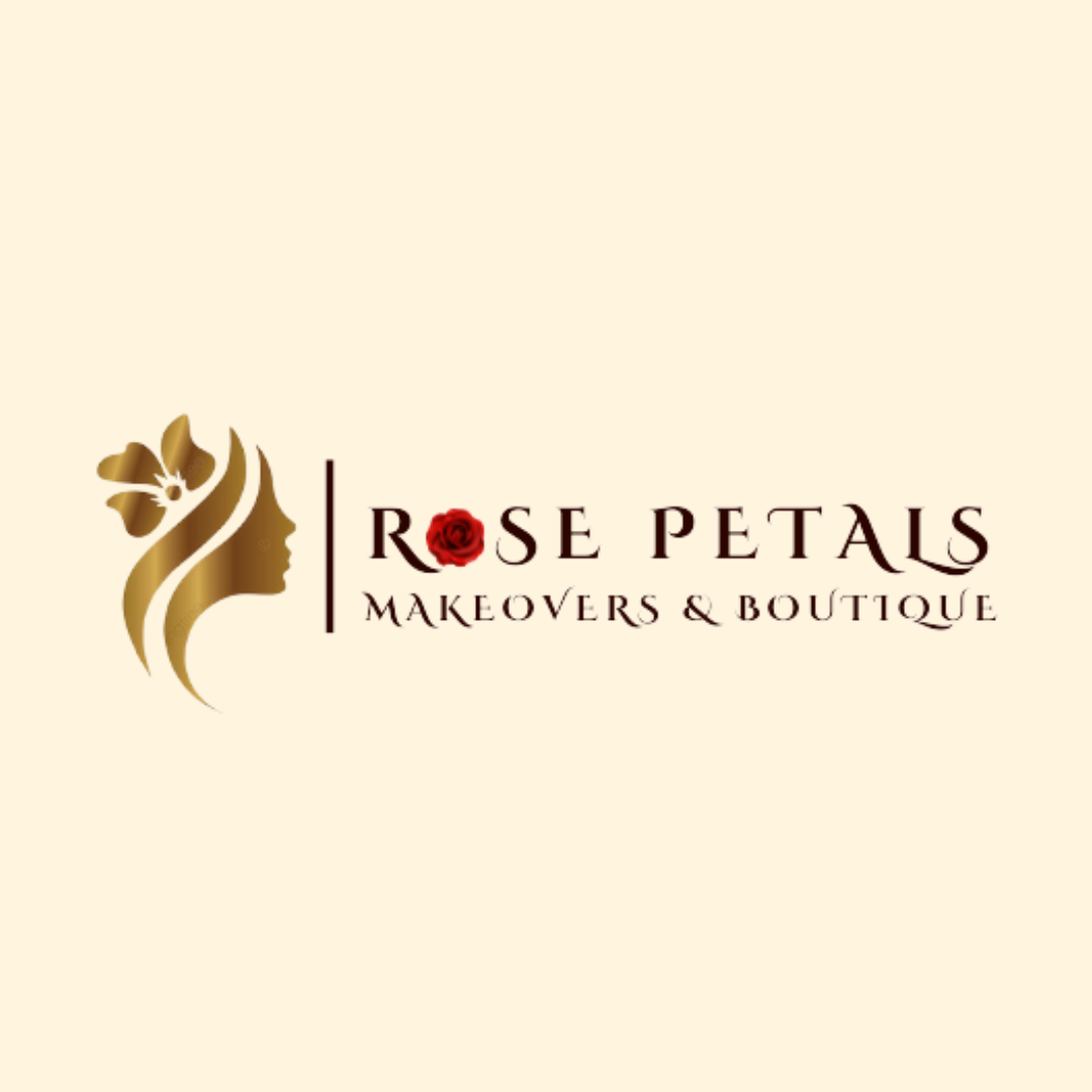 rose petals makeovers boutique logo